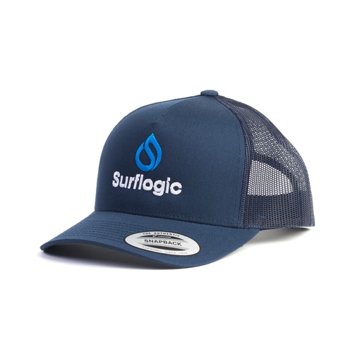 [59911] Gorra curve trucker azul marino