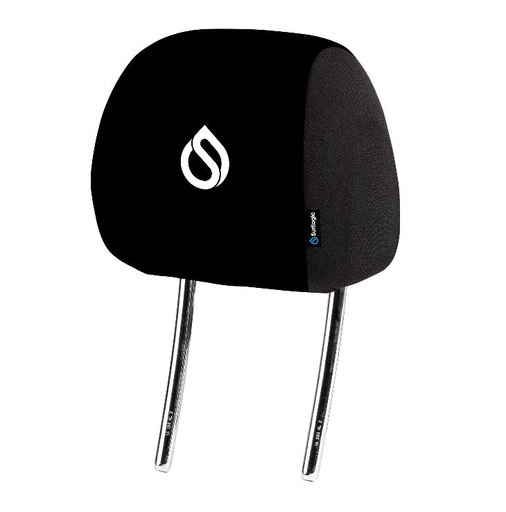 [80508] Funda reposacabezas coche negro